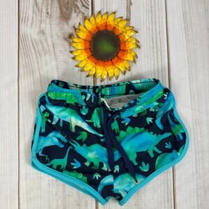 Birdie Bean Owen Dinosaur Print Swim Shorties Trunks Size 6T